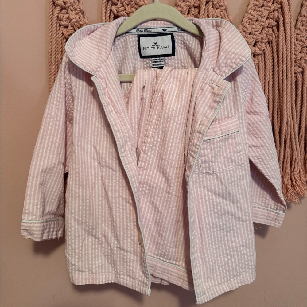 Petite Plume Girl’s Pajama Top and Pants